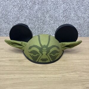 Official Star Wars Disney Parks Yoda Mickey Mouse Ears Hat Cap Adult Size